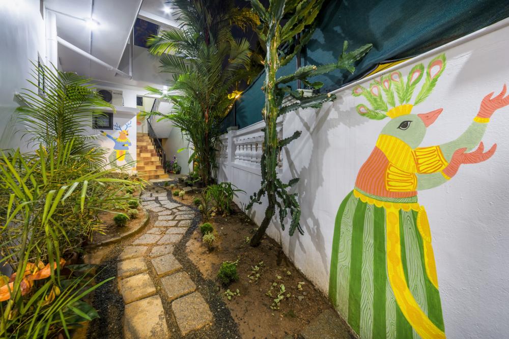 Garden Area Zostel kochi