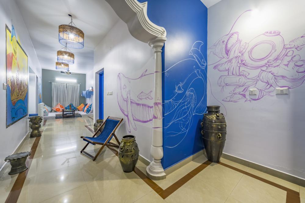 Lobby Zostel Kochi