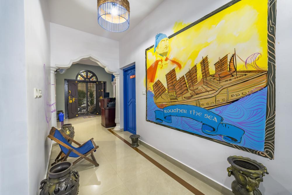 Lobby Zostel Kochi
